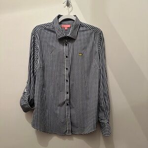 Women's size L Master's Magnolia Lane button up blouse